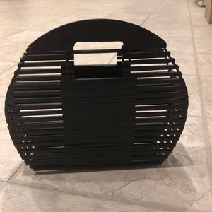 Black Bamboo Purse
